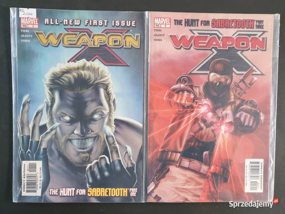 Weapon X zestaw 14 komiksów Marvel USA Amerykańskie Gdynia