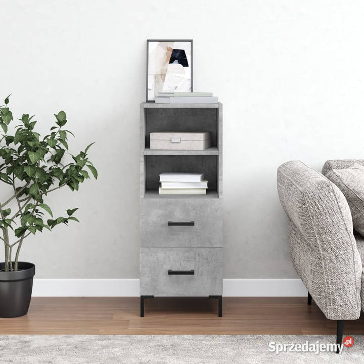 Szafka szarość betonu 345x34x90 materiał Szafki Warszawa