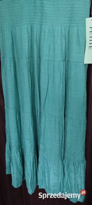 Sukienka letnia zielona długa efektowna z USA Spódnice i sukienki Wrocław sprzedam