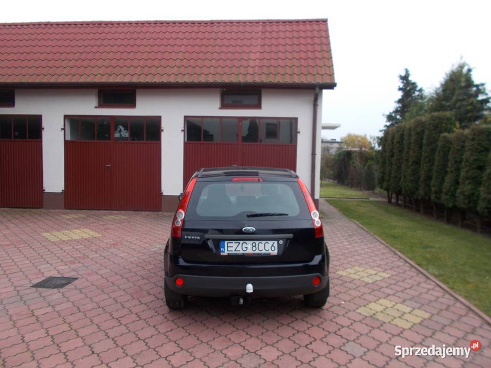 FORD FIESTA 125 benz 2007 r I rej 2008 r 5 drzwi Fiesta łódzkie Uniejów