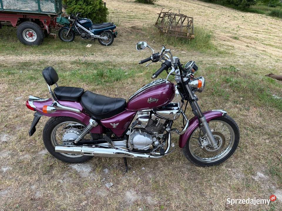 Motocykl sym husky 125 łańcuch