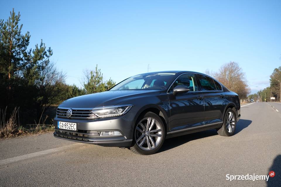 VW PASSAT B8 Highline 190 DSG kupiony w polskim salonie Lębork sprzedam