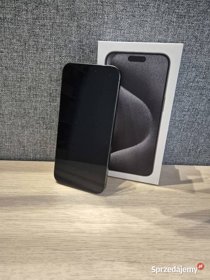 Syndyk sprzeda smartfon iPhone 15 Pro 256 GB mazowieckie Warszawa