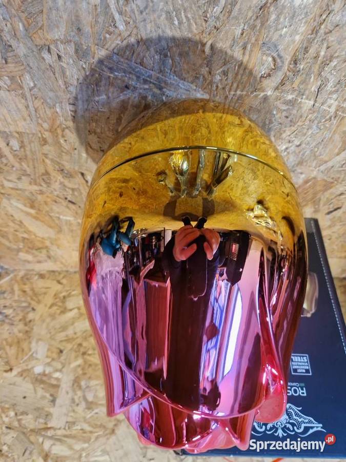 Komplet sztućców stal nierdzewna połysk złote AGD drobne Głogowa