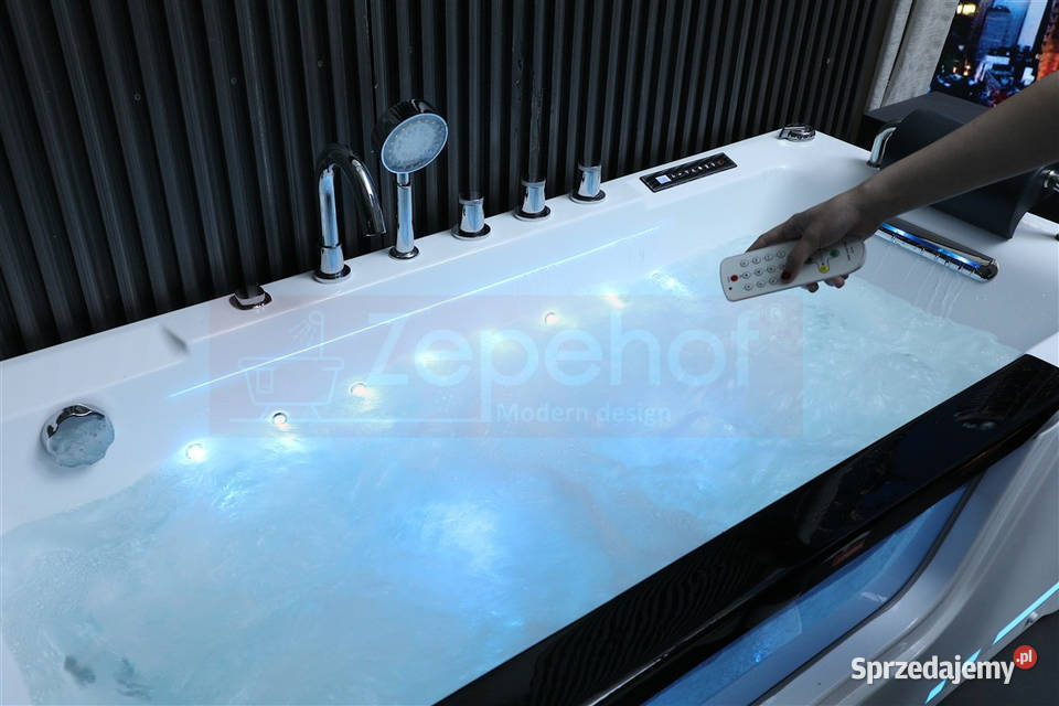 Wanna z hydromasażem BC638B prostokątna podlaskie Grabówka
