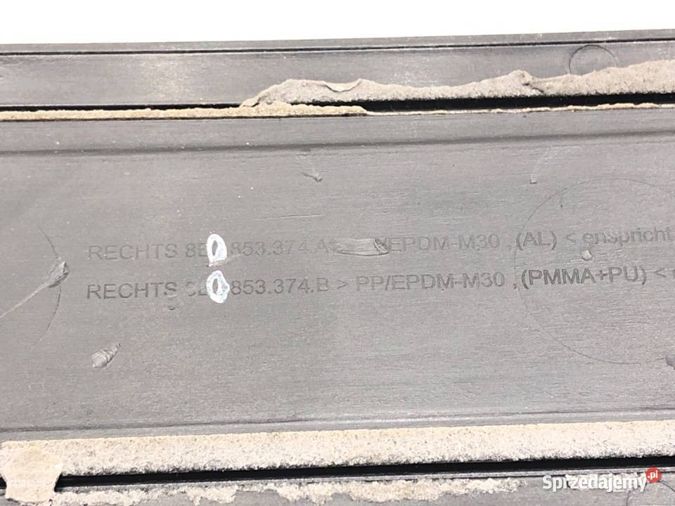 LISTWY NAKŁADKI PROGOWE KOMPLET SLINE AUDI A4 B6 osobowe podkarpackie