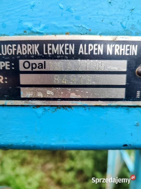 Pług Lemken opal 110 31