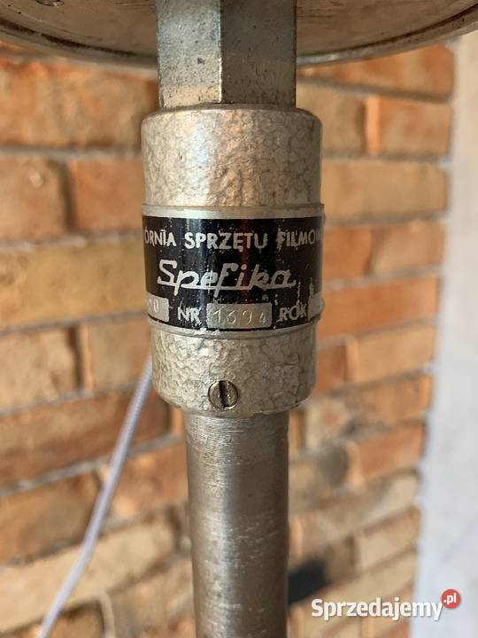 Stara lampa teatralna 1963r PRL Vintage Poznań