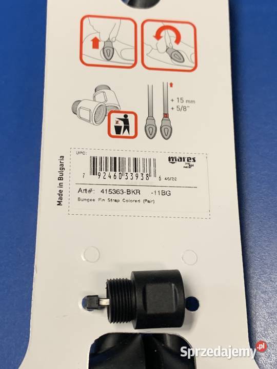 Gumowe paski do płetw nurkowych Bungee Fin Strap Bytom
