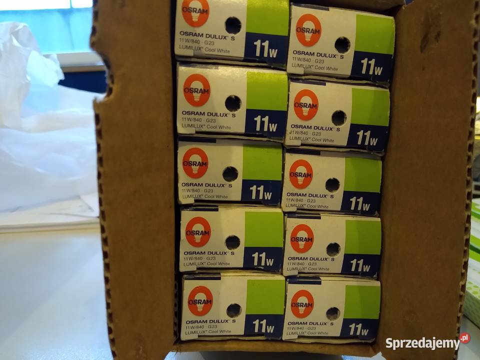 Świetlówki Osram Dulux S 11W840 G23 Cool White Oświetlenie mazowieckie Warszawa