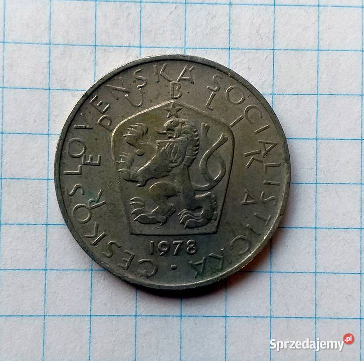 5 KORON 1978 CZECHOSŁOWACJA Numizmatyka lubelskie Piszczac