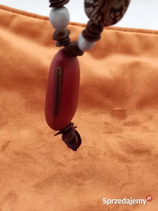 Biżuteria naszyjnik korale fasolki lubelskie Zamość