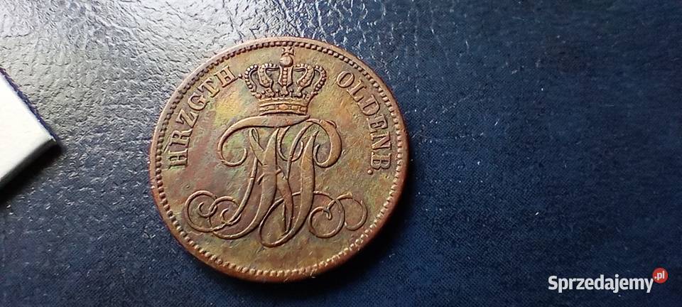 Stare monety 3 szwareny 1862 Niemcy Numizmatyka
