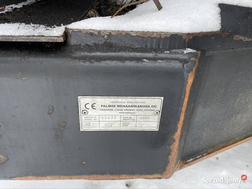 Przyczepa zrywkowa HDS leśna Palms 12d żuraw 695