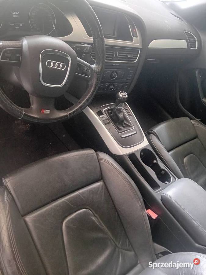Audi A4 18 B skóra xenon SLine lakier Orginał z aluminiowe felgi Łagów