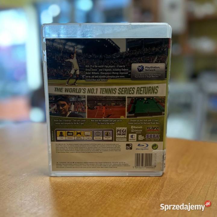 Gra na 3 Virtua Tennis 2009 Kultura i Rozrywka Elbląg