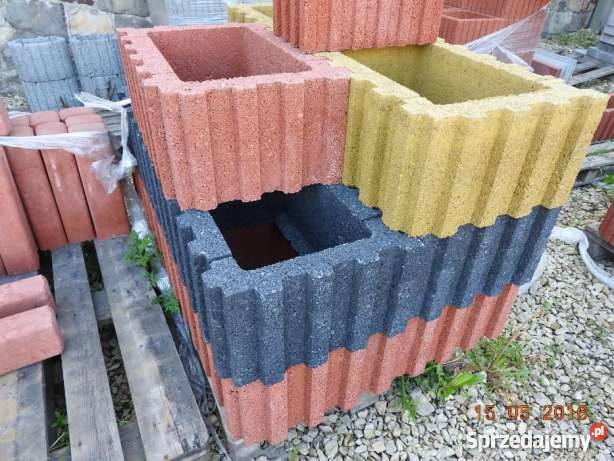 Donica betonowa Prostokątna Duża 60x40x25 Katowice