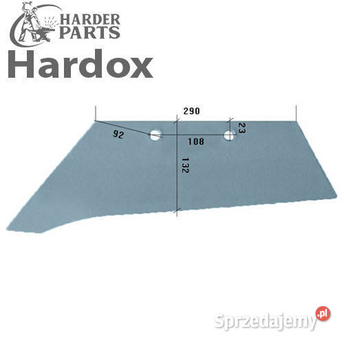 Lemiesz 300ha HARDOX SSP200JBLL części do pługa Suwałki