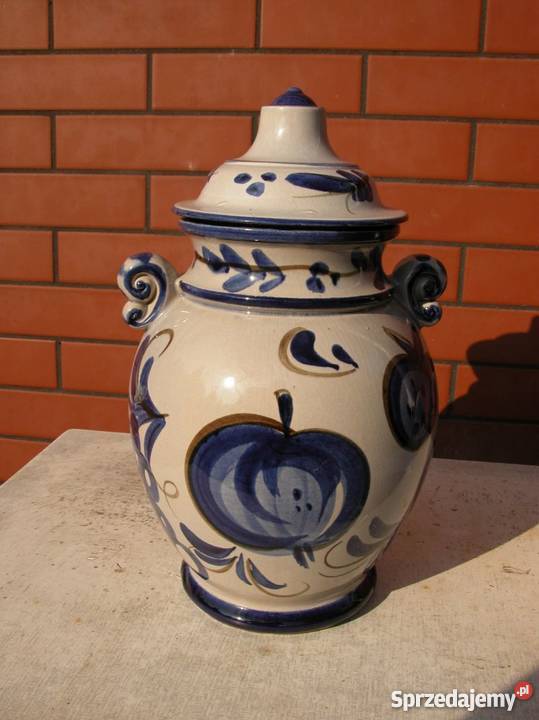 ceramiczny szkliwiony pojemnik waza Gorzów Wielkopolski