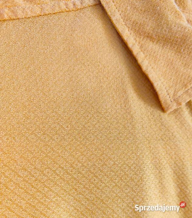 Bluzka Massimo Dutti 36 S miodowa koszula żółta bez rękawa zachodniopomorskie