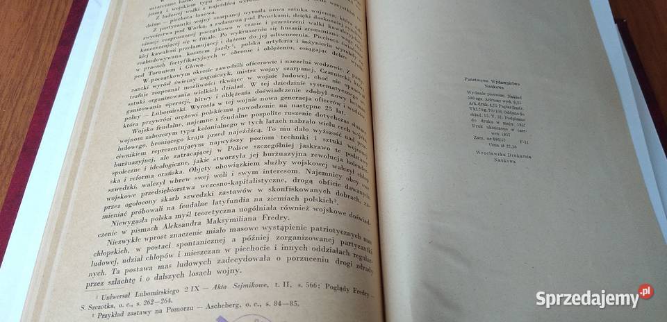 Wojna obronna 16551660 Stanisław Herbst Książki naukowe i popularnonaukowe Gdańsk