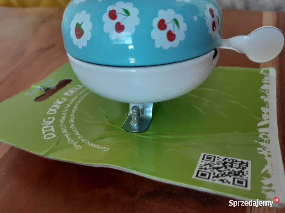 Dzwonek rowerowy Ding Dong z motywem wisienek Części i akcesoria Warszawa