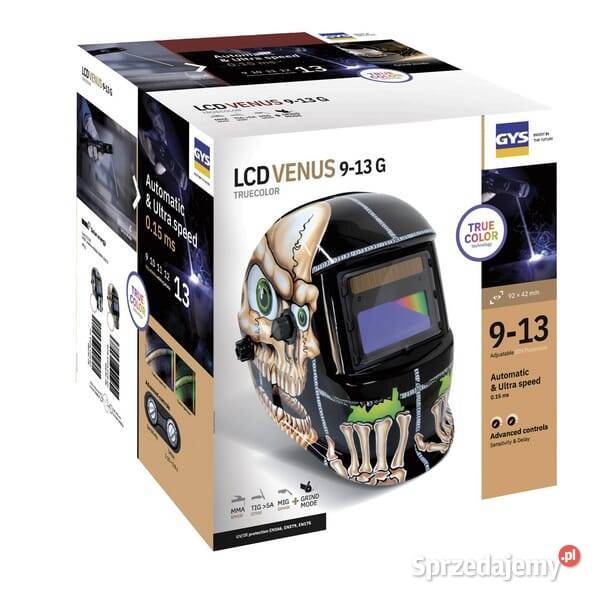 Przyłbica spawalnicza LCD Venus 913 G Bones True Kamionna
