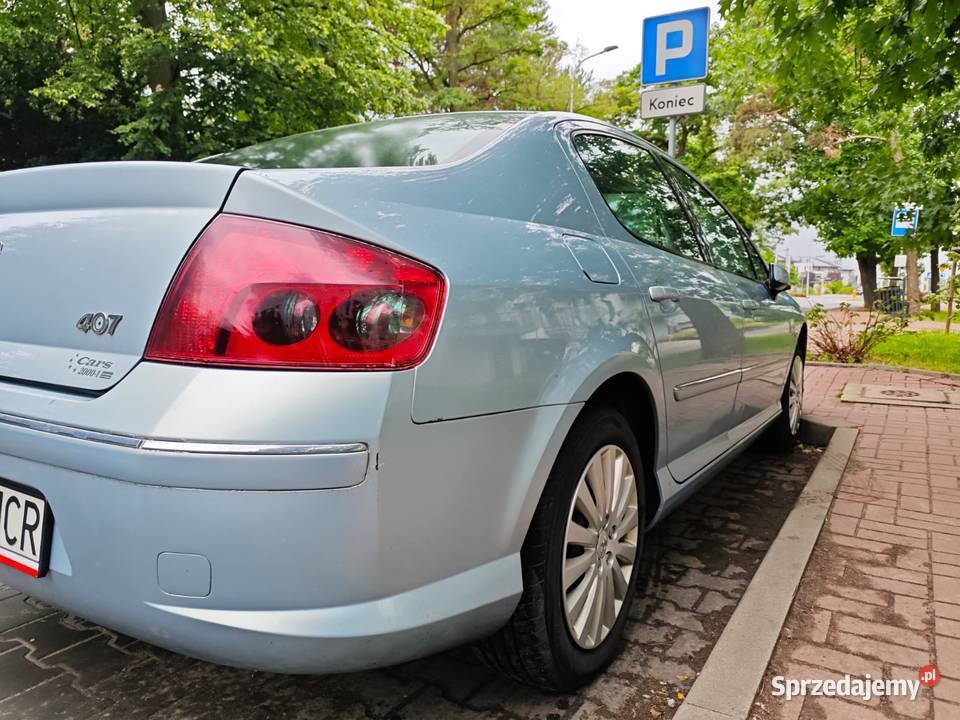 Peugeot 407 20 HDi 136 2008 manual OC i przegląd Pruszków