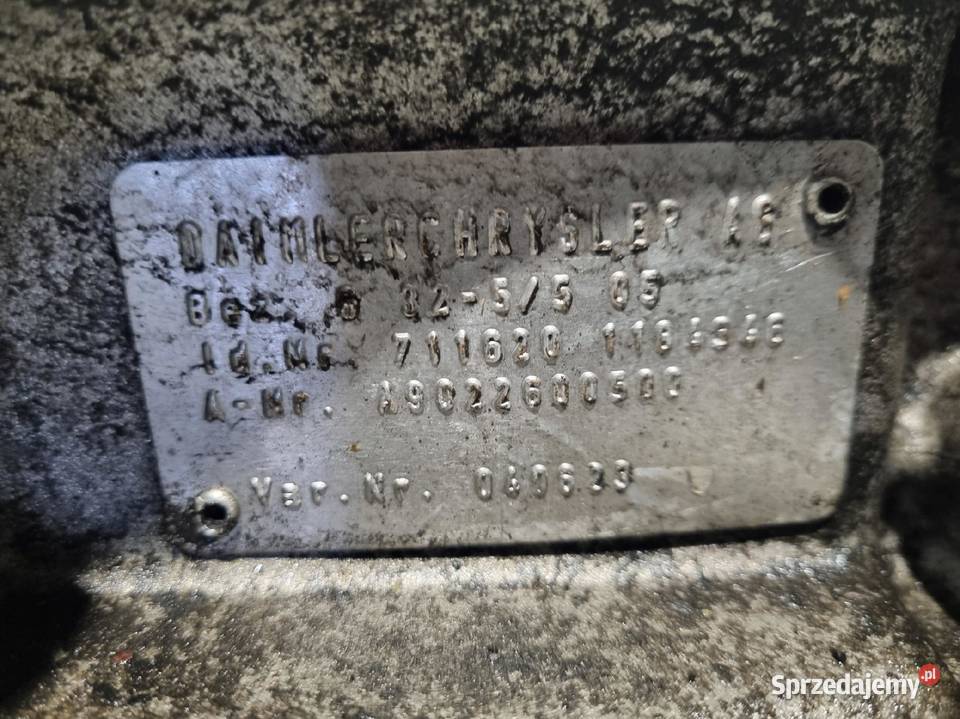 SKRZYNIA BIEGÓW Mercedes Sprinter W903 22 CDI Skrzynie biegów manualne lubelskie Chełm