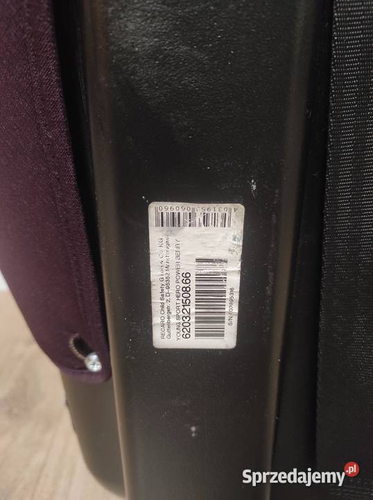 Fotelik samochodowy Recaro Young Sport Hero łódzkie