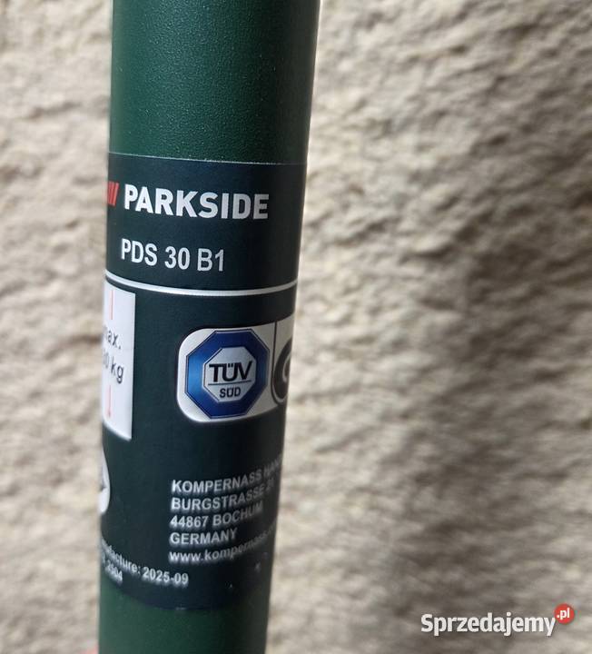 Podpora teleskopowa sufitowa Parkside PDS 30 B1 Profile sufitowe mazowieckie Wyględy