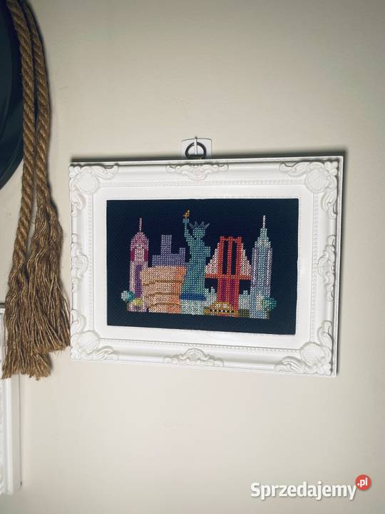 Zestaw haftowanych obrazków Kielce sprzedam