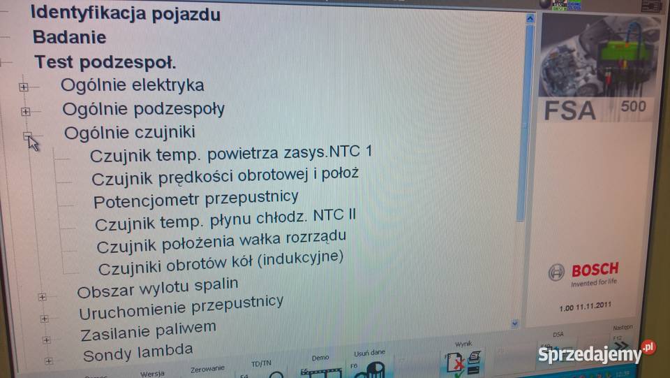 FSA 500 1687430008 zestaw z czujnikiem ciśnienia Bielsko-Biała sprzedam