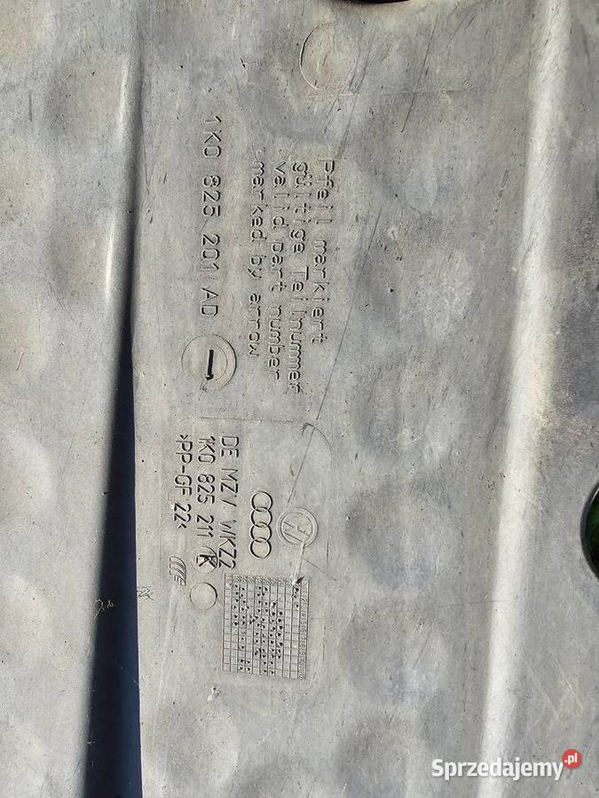 osłona podwozia lewa prawa touran 1015 osobowe Rakoniewice sprzedam