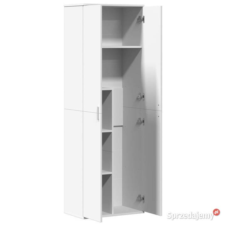 Wysoka szafka biała 60x35x180 materiał Warszawa