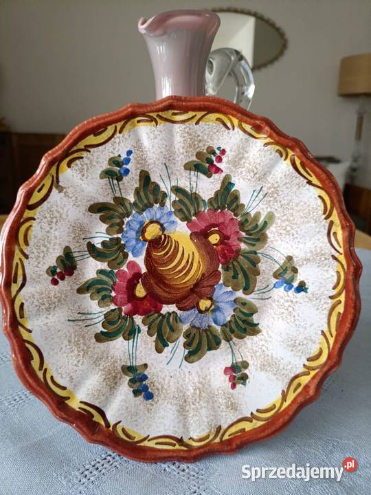 Talerz ozdobny Majolika Talerze i talerzyki