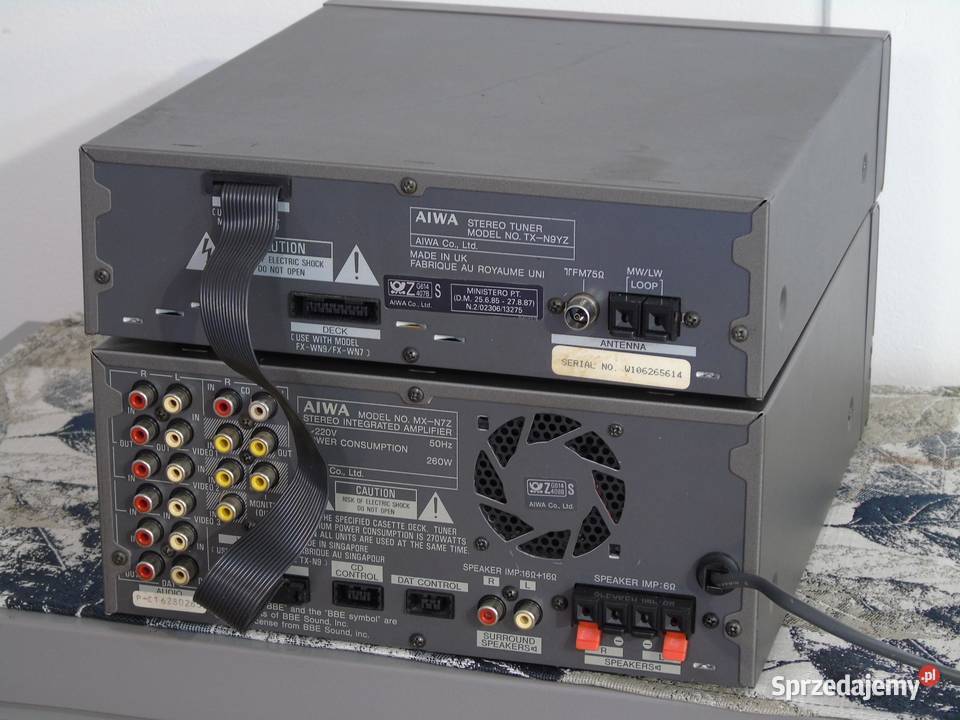 Amplituner z korektorem Aiwa MXN7 TXN9 mocny i podkarpackie
