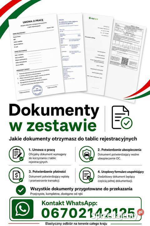 2026 Węgierskie tablice tranzytowe I dostępne Warszawa sprzedam