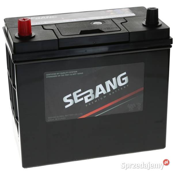 Akumulator Sebang 12V 45Ah 430A L HN45SBL Jelcz-Laskowice sprzedam