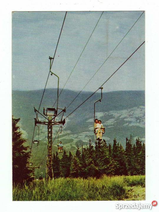 SZCZYRK WYCIĄG KRZESEŁKOWY POCZTÓWKA