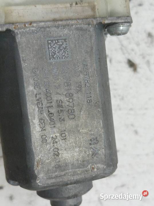 MECHANIZM SZYBY PRAWY PRZÓD 9678189780 Peugeot Mechanizmy opuszczania szyb