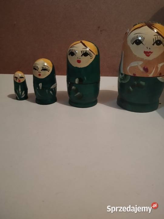 Matrioszki z drewna Bogatynia sprzedam