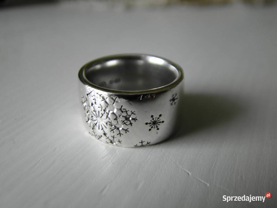 Masywna 1647 gram obrączkapierścionek srebro 925 Warszawa sprzedam