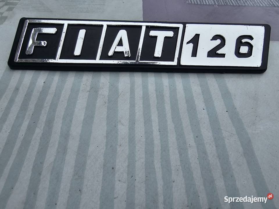 Emblemat znaczek oryginalny Fiat 126Nowy sprzedam