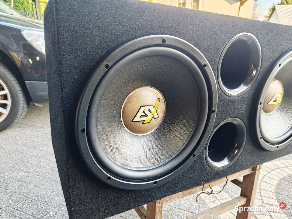 Skrzynia tuba basowa bassowa subwoofer dual 2x Głośniki sprzedam