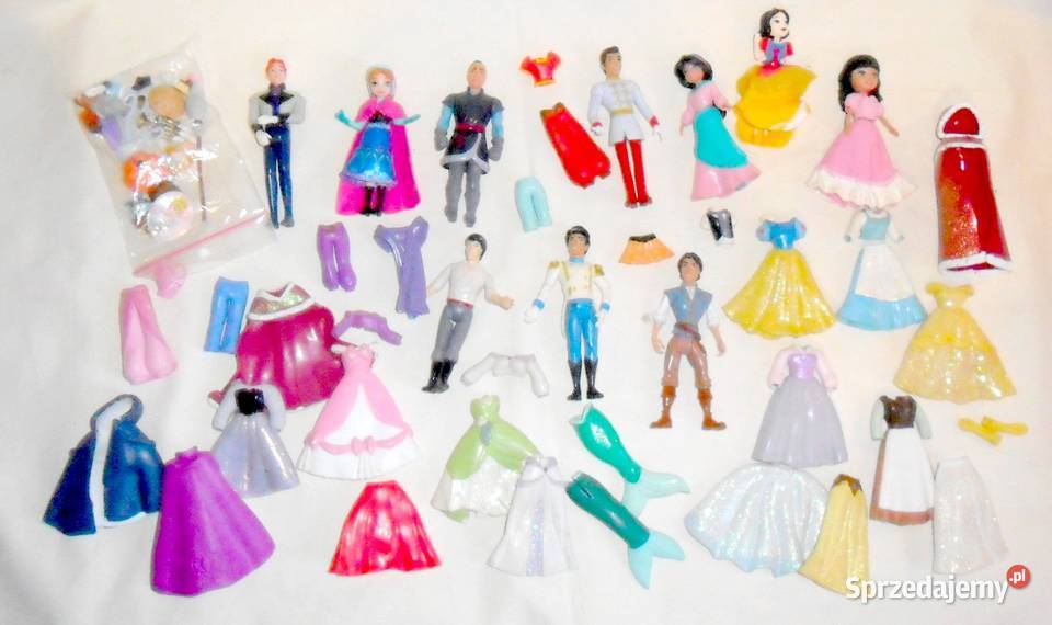 Księżniczki Disneya MagiClip duży zestaw lalek i Lalki i akcesoria