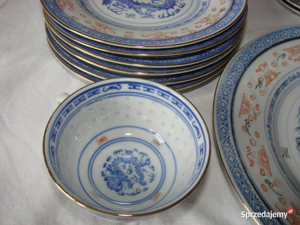 porcelana ryżowa zestaw Pruszcz Gdański sprzedam