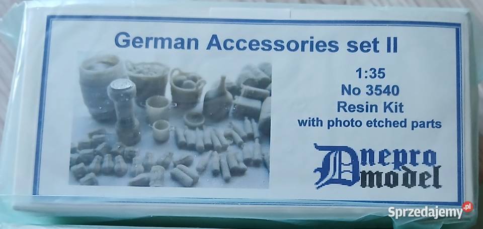 Dwa zestawy akcesoriów Dnepromodel do dioram 135 Modelarstwo lubelskie Lubartów
