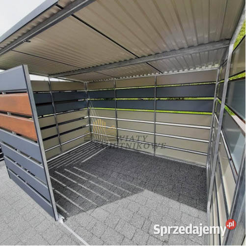 Wiata śmietnikowa spad tył 3x2 m Schowek Sprzedaż pomorskie Gdańsk