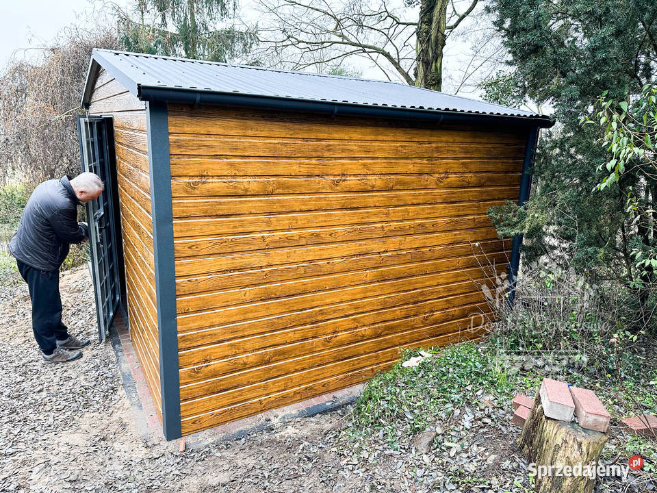 Domek Ogrodowy Schowek Garaż 4x3 Antracyt Morąg sprzedam